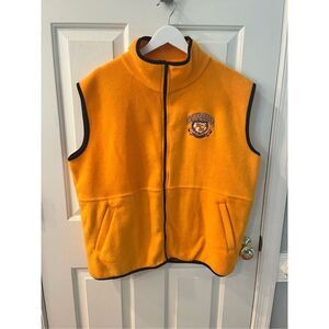 Spike Sports Tennessee Volunteers Fleece Zip Up Vest sz L EUC